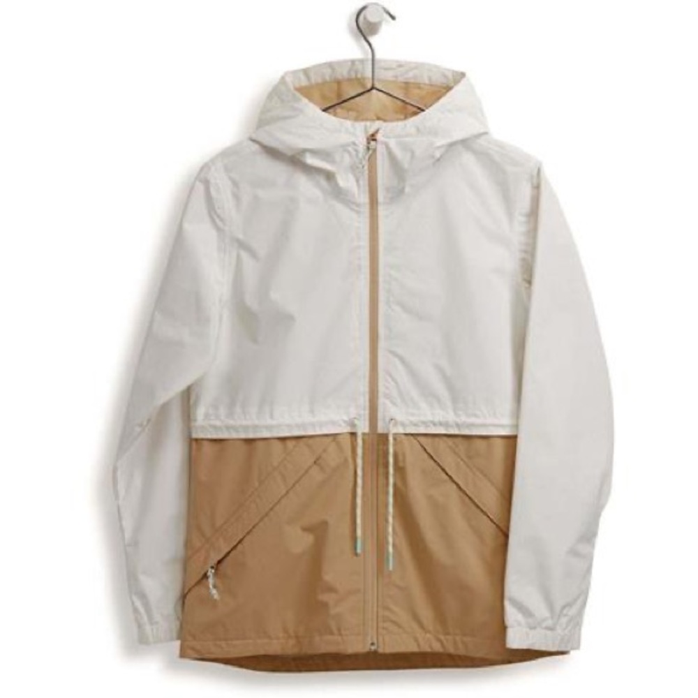 Burton Narraway Jacket NWT Medium in Stout White / Safari Retro Style Waterproof